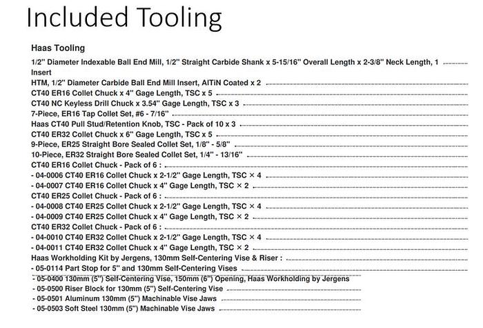 Used 2022 Haas UMC-1000