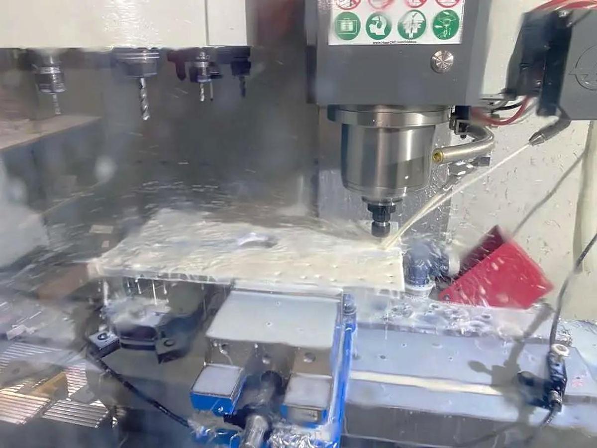Used 2020 Haas Mini Mill 2 with 4th Axis Drive, Haas Probing, 10k RPM Spindle, HSM, PCool