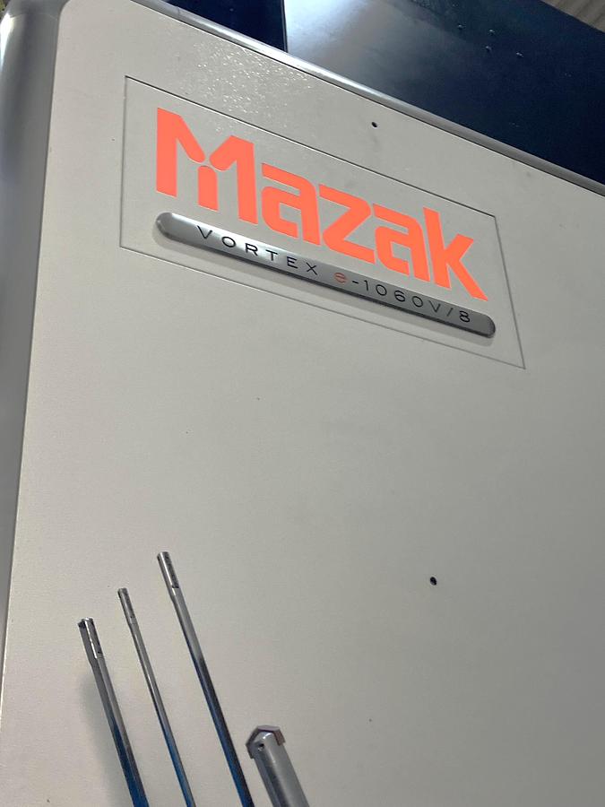 Used 2014 Mazak Vortex e-1060V/8 Heavy Duty 5 Axis Milling Machine with Built in Rotary Table, Tilting B Axis Head, HPC, 120 Pos. ATC