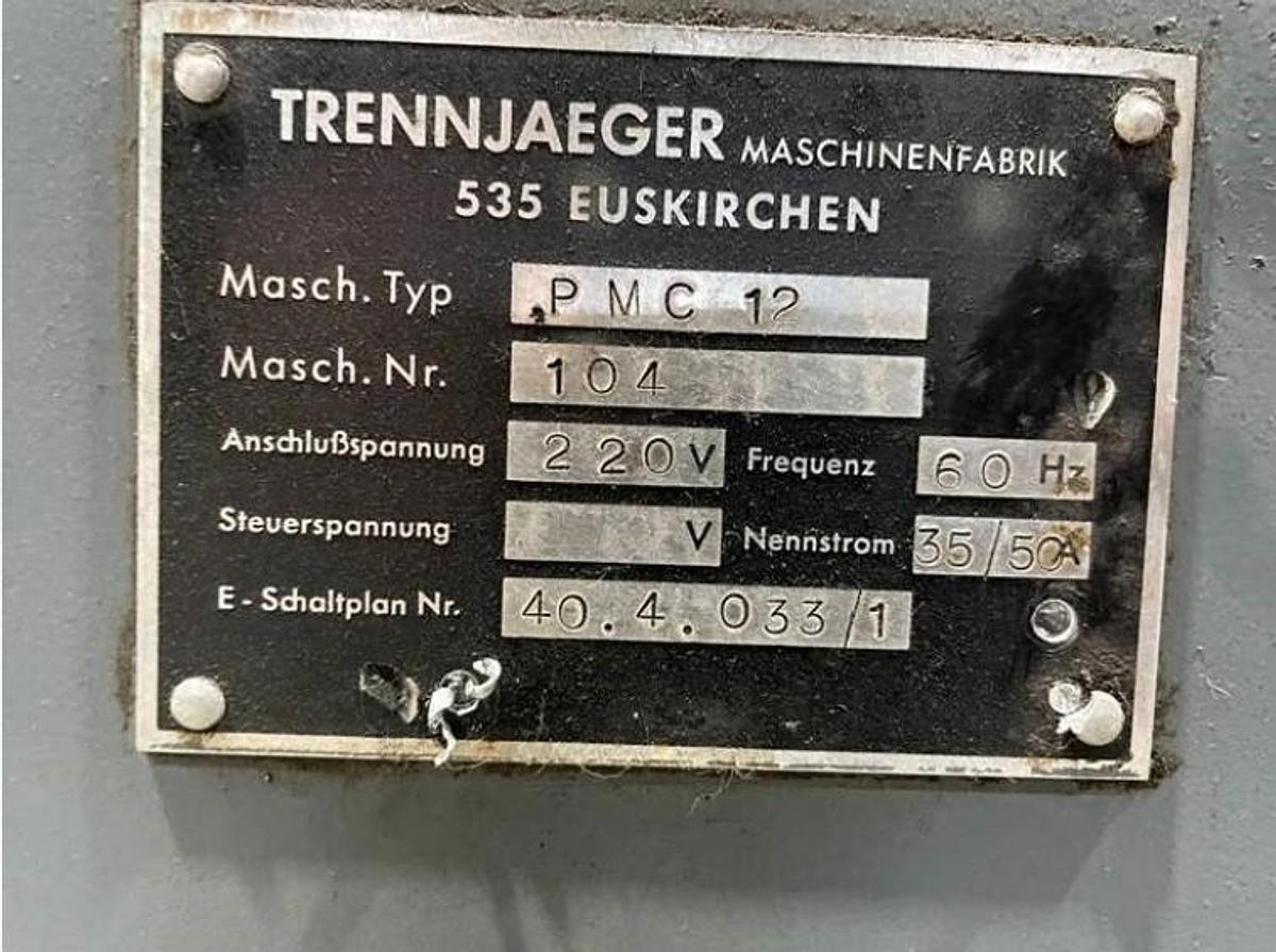 Used Trennjaeger Model PMC12 36" Semi-Automatic/Manual Circular Cold Saw