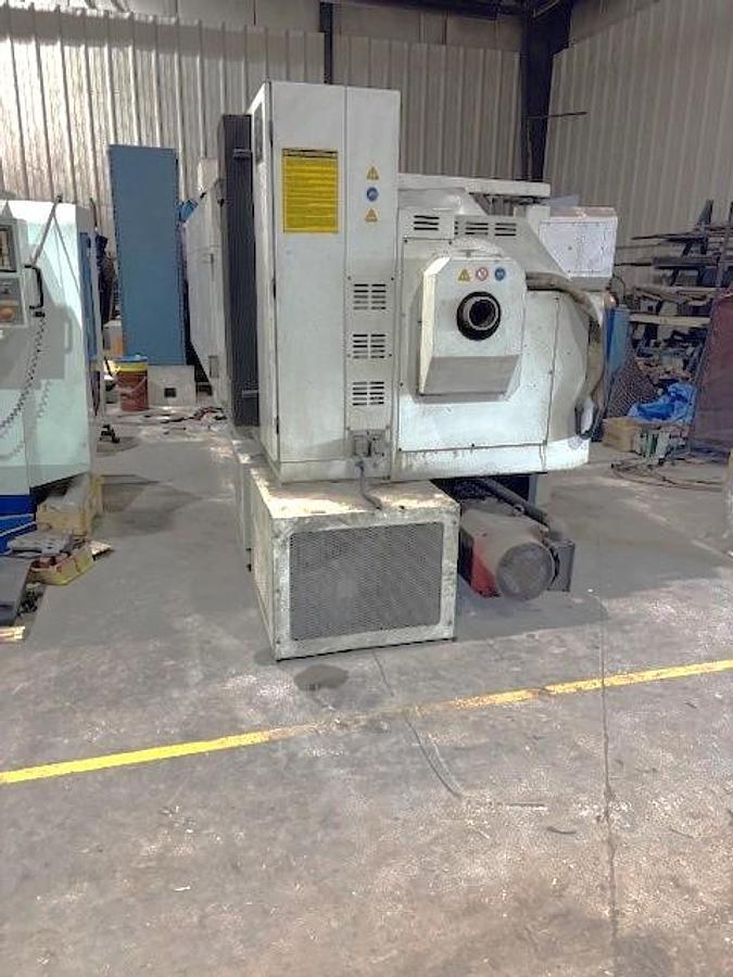Used 2000 Romi M27 x 80" with 6.77" Big Bore Spindle, Front & Rear Chucks, 8 Station Turret, Tailstock