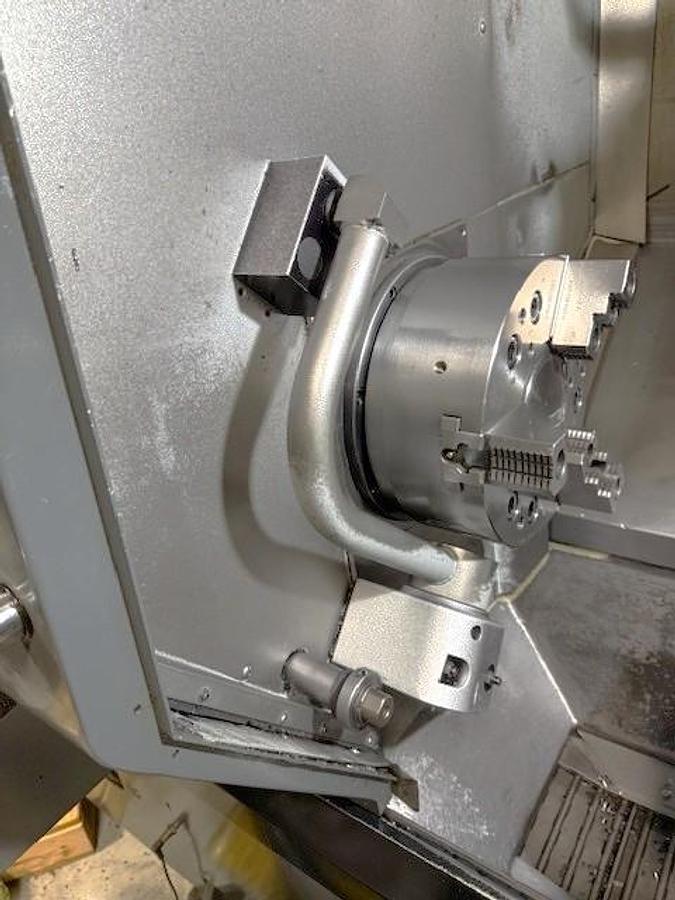 Used 2017 Haas ST-35 with Tailstock, Chip Conveyor, Parts Catcher, Toolsetter, 4" Bar Capacity, 31.75" sw, 26" cc, 40 HP, Geared Head