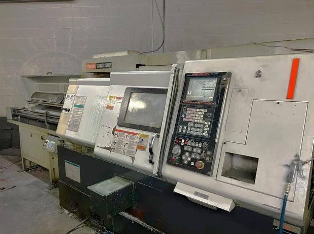 Used 2006 Mazak Nexus QTN 250 MSY with Live Milling, Subspindle, Y Axis, Barfeed, Parts Catcher, Chip Conveyor, Hydraulic Chucks