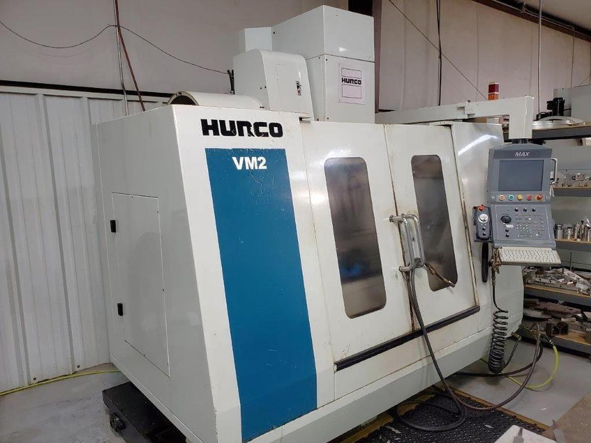 Used 2003 Hurco VM2 with 16 Pos. Side Mounted ATC, Remote Jog Handle, Rigid Tap, Floppy Drive, Ulti-Pockets, Extended Memory