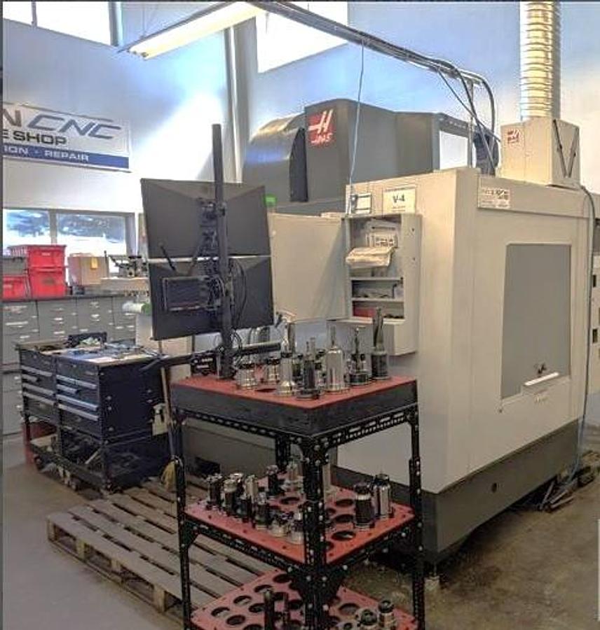 Used 2011 Haas VF-3YT/50 with Probing, 4th Axis Drive, 10,000 RPM, 30 Pos. Side Mount ATC