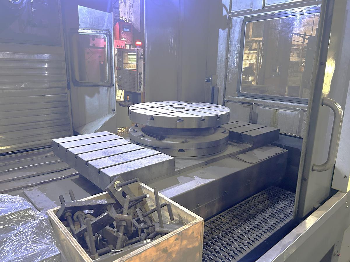 Used 2019 Haas EC-1600ZT with Extended Z Axis Travel, 7500 RPM, Integrated 4th Axis Platter, TSC, Renishaw Probing, 30 ATC