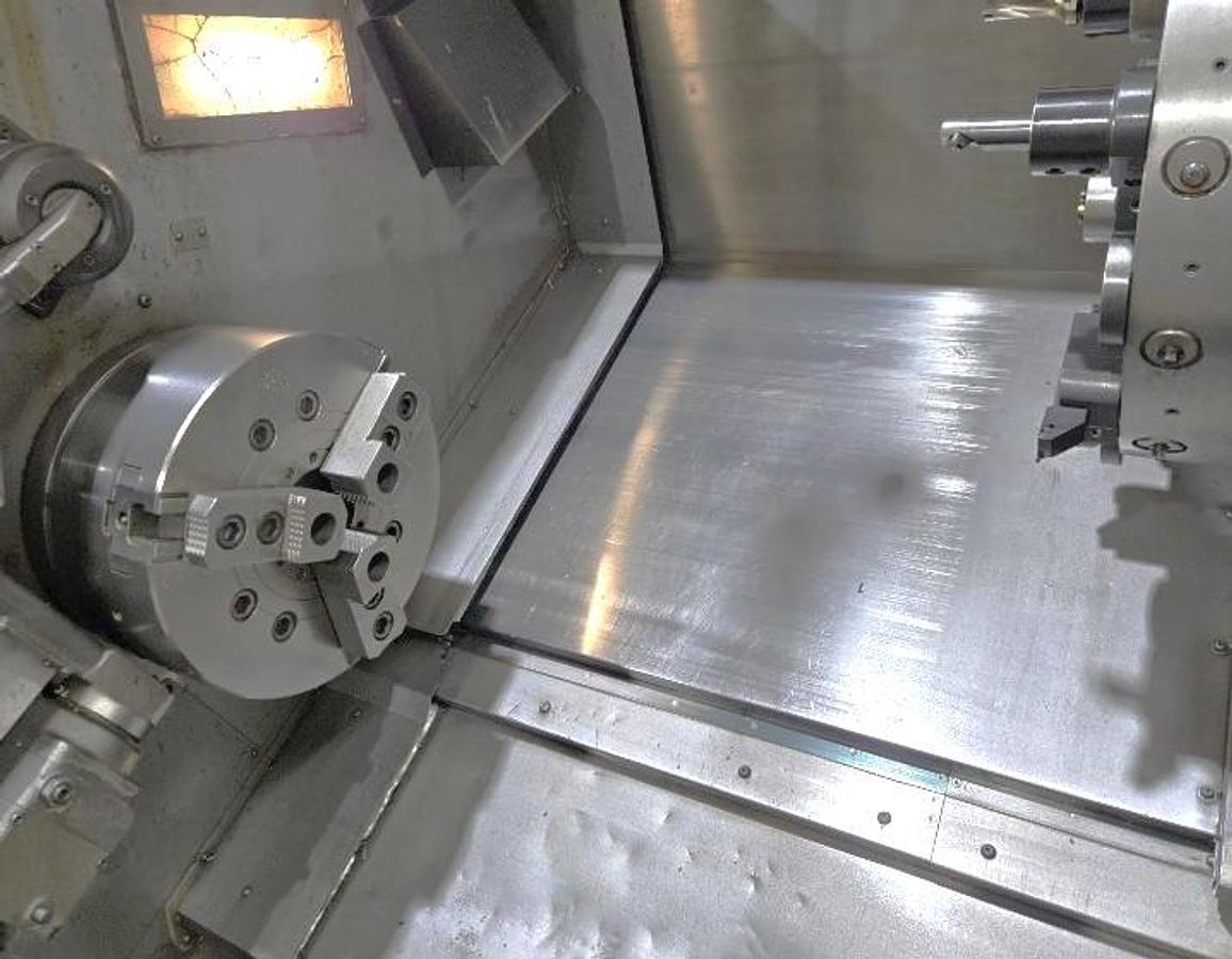 Used 2007 Okuma Captain L470M/1250 Big Bore OSP P-200L with Milling Capability and 3.5" Bar Capacity, Chip Conveyor, Tool Eye