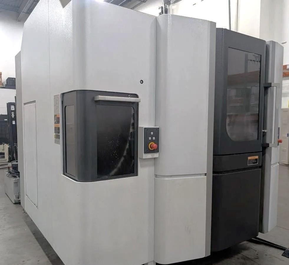 Used 2014 DMG Mori NHX4000 with 1 Degree Pallet Index, Chip Blaster Hi Press CTS, 12,000 RPM, 60 Station ATC, 12,000 RPM, Chip Conveyor
