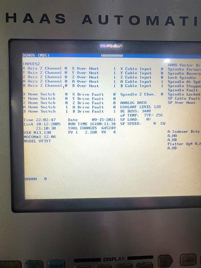 Used 2005 Haas VF3B YT