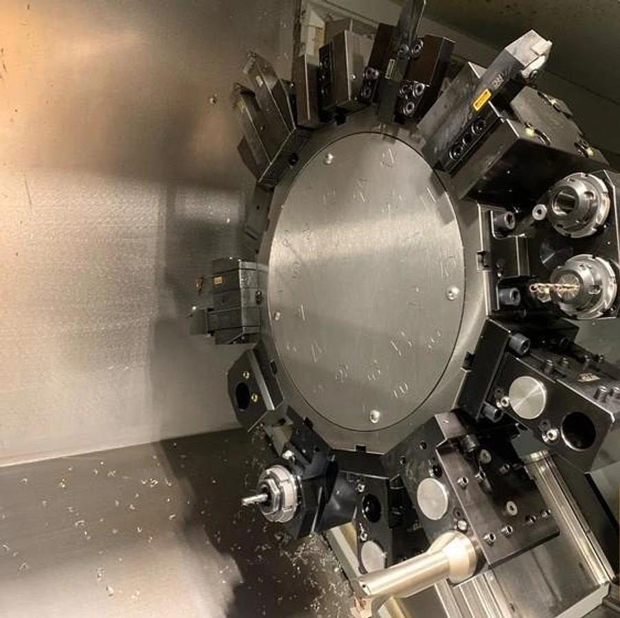 Used 2021 Haas DS-30Y with Subspindle, Y Axis, C Axis, High Pressure Coolant, Chip Conveyor