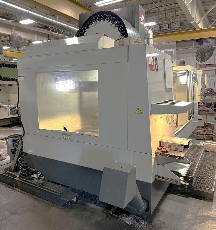 Used 2010 Haas VF8/50 with Haas Probing, 30 Station Side Mounted ATC, High Pressure Coolant, High Speed Machining, 50 Taper Option