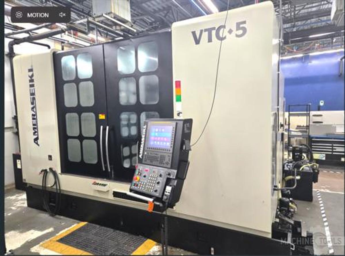Used 2022 Amera Seiki VTC-5 Vertical Machining Center with Traveling Column, 32 Pos. Side Mount ATC, 86.6" X Axis Travel