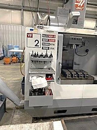 Used 2006 Haas VF2B with 24 Station Sided Mounted ATC & Probing