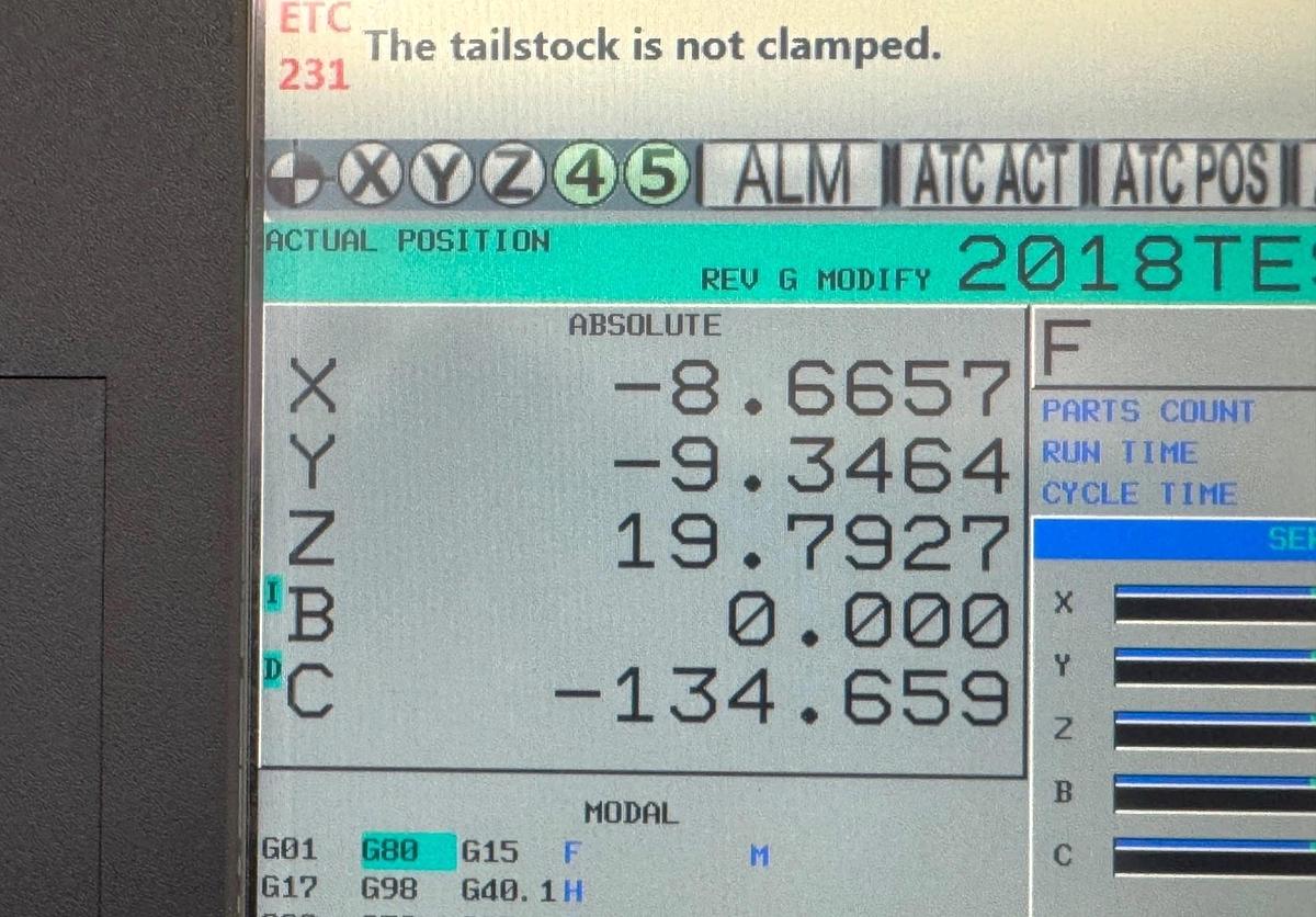 Used 2015 Matsuura Cublex-35 5 Axis Multi Tasking Machining Center with 520 ATC, 32 Pallet Tower, 20,000 RPM, Tool Probing