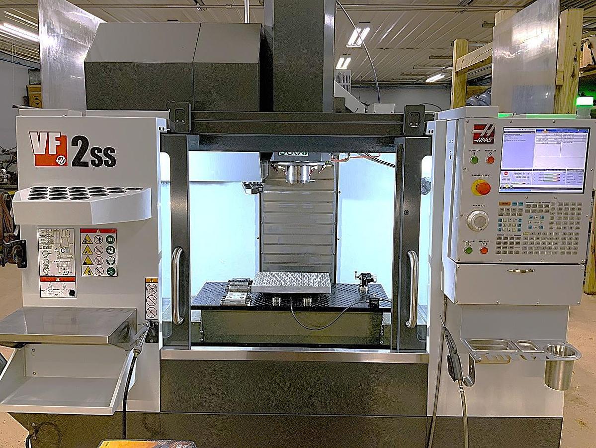 Used 2021 Haas VF-2SS, WIPS, Rigid Tapping, 30 Position ATC, Wifi Connection for Control, Chip Auger, 55 Gallon Coolant Tank