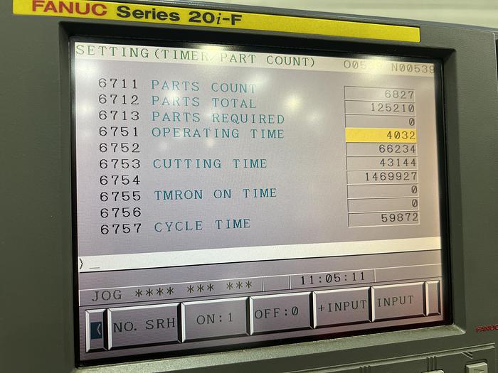 Used 2005 OKK MH-2NCP Plain Horizontal CNC Mill