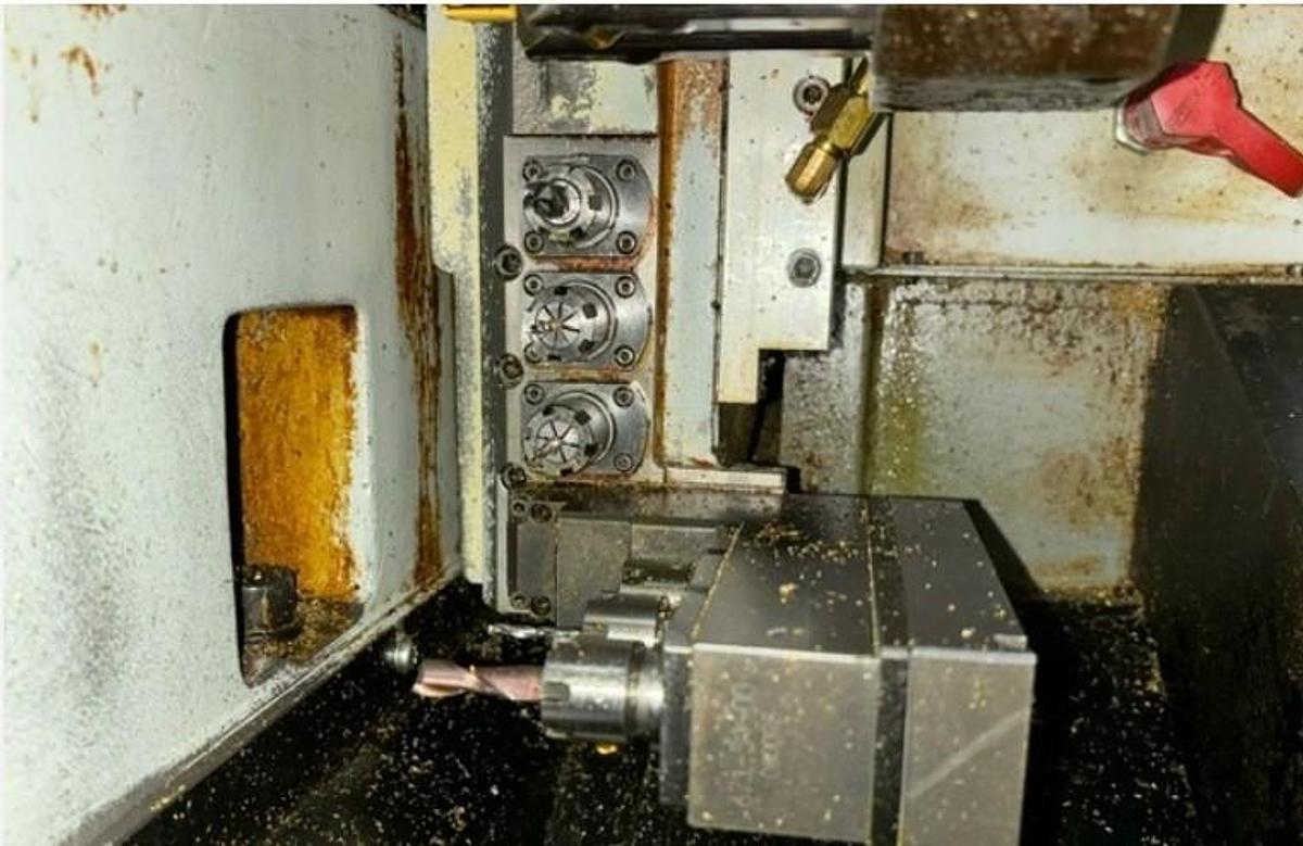 Used 2008 Star SR-32J CNC Swiss w/ FMB Turbo Barfeed, Chip Conv., Parts Catcher, Parts Convey., HPC - 4 Line, Full C Main/SubSp