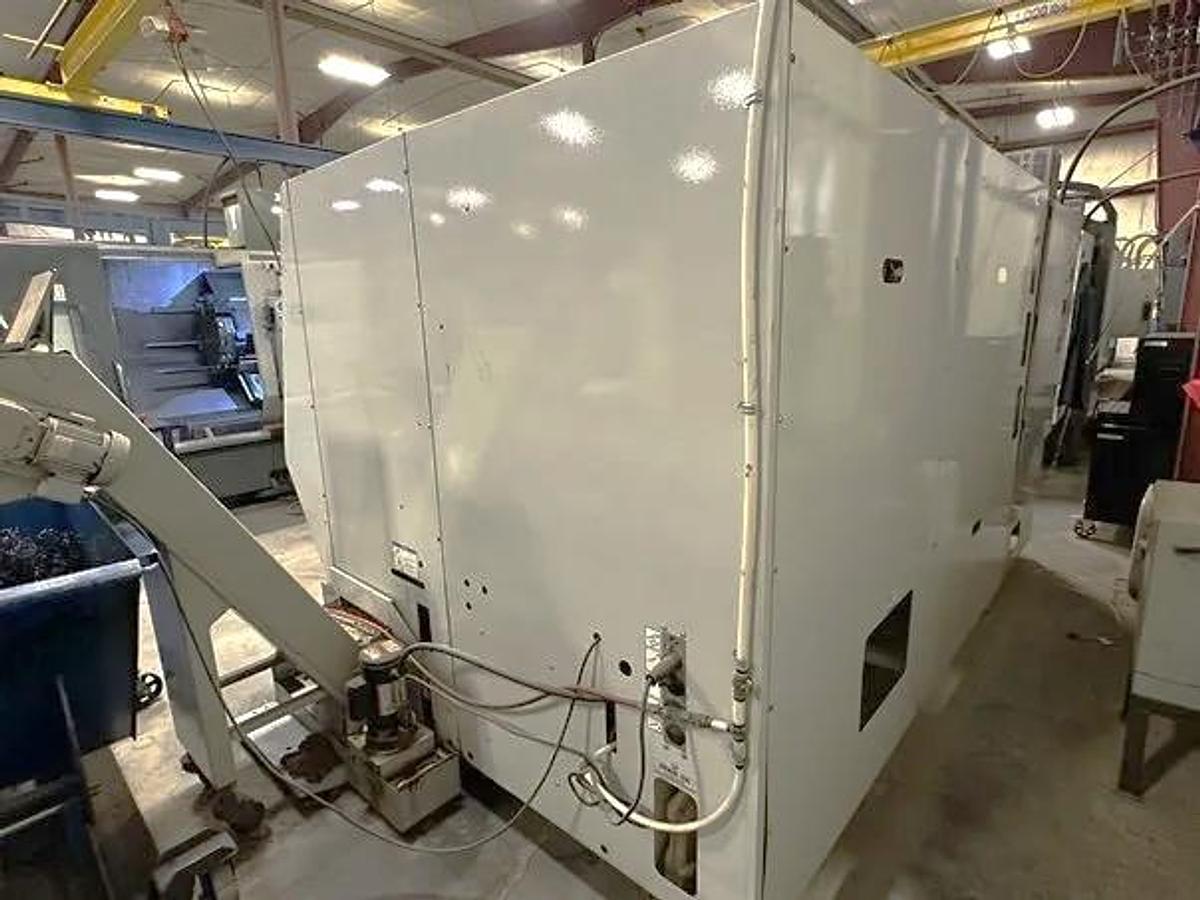 Used 2008 Haas SL-40T with 15" Hyd. Chuck, Tool Presetter, Tailstock, Chip Conveyor, Geared Head, Block Style Turret, 4" Bar Capacity