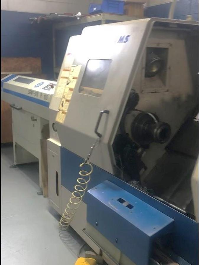 Used 2004 Daewoo Puma 240MSB with Milling Capability, C Axis, SMW Barfeed, Chip Conveyor, Parts Catcher