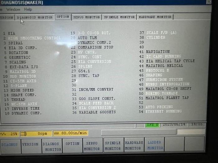 Used 2004 Mazak Variaxis 500-5X with 2 Pallet Changer