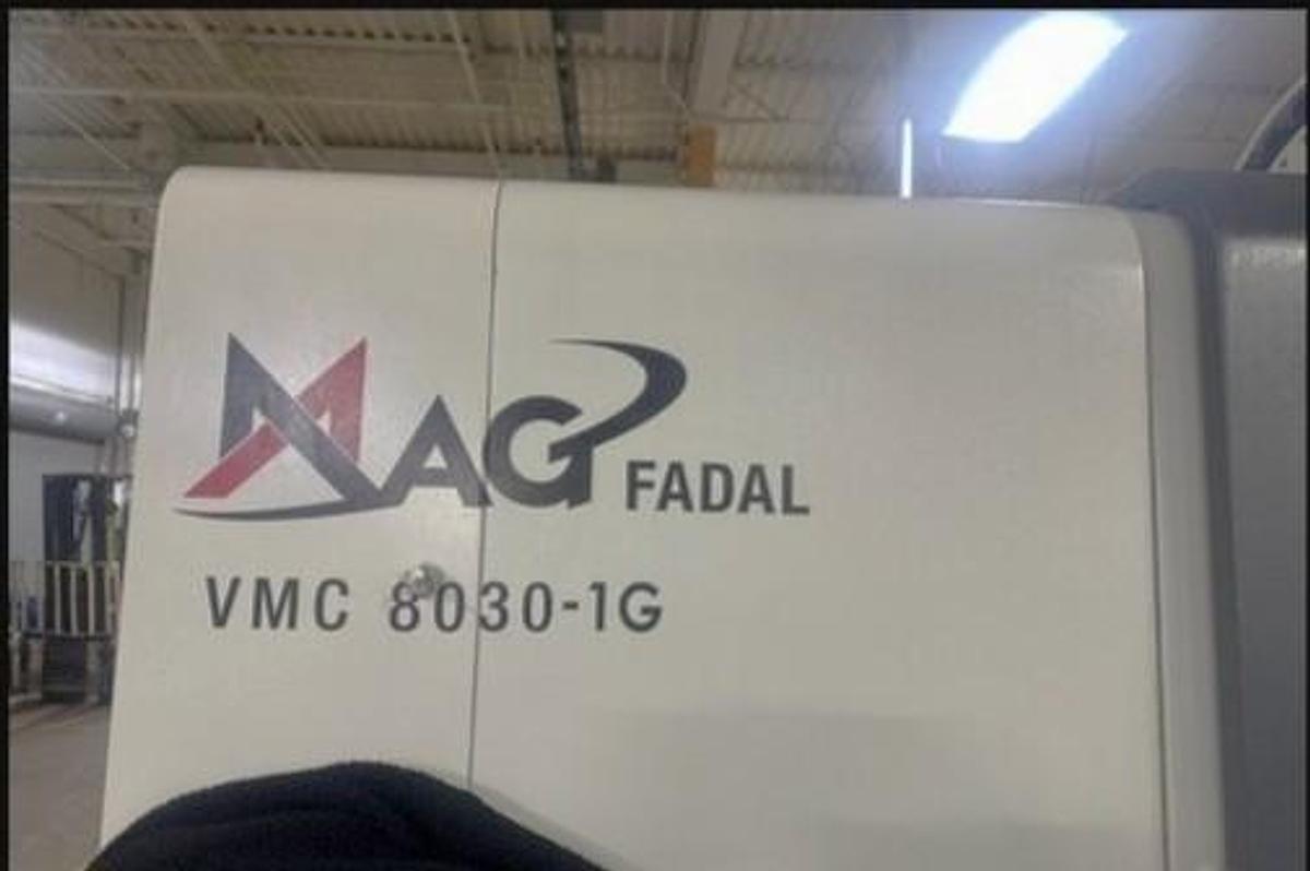 Used 2007 Fadal VMC8030D-3HT with 24 Pos. Side Mounted ATC, Fanuc Cntrl, 80"x30"x30" travels, Absolute Positioning, 10,000 RPM