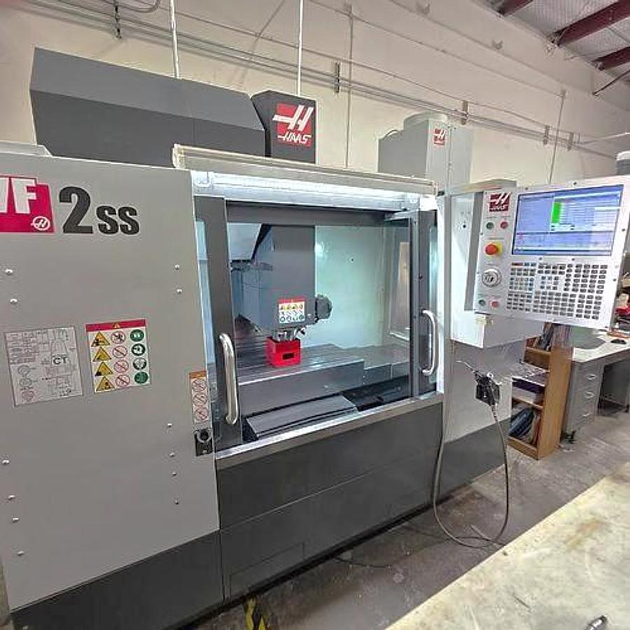 Used 2019 Haas VF-2SS with 4th Axis Drive & Wiring, Prepped for Coolant Through the Spindle, Chip Auger, PCool