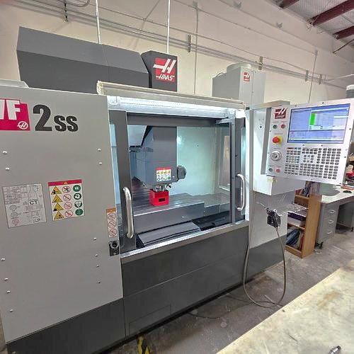 Used 2019 Haas VF-2SS with 4th Axis Drive & Wiring, Prepped for Coolant Through the Spindle, Chip Auger, PCool