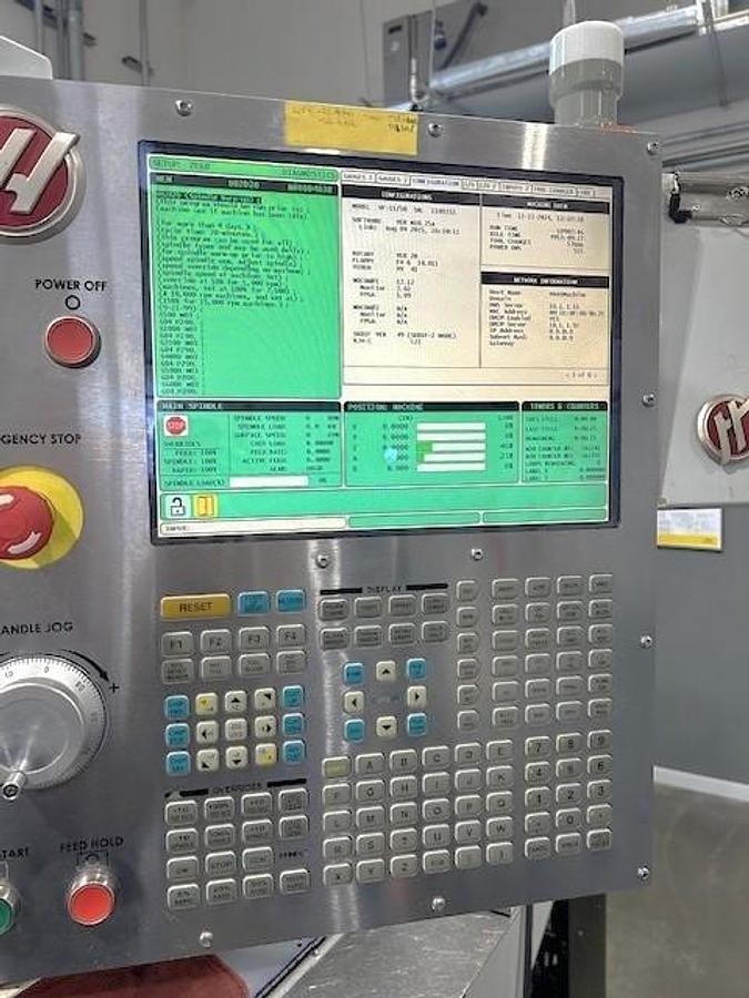 Used 2013 Haas VF-11/50 with CAT 50 taper, 7500 RPM, Probing, Coolant Thru Spindle, TR310 Trunnion 5th Axis Table