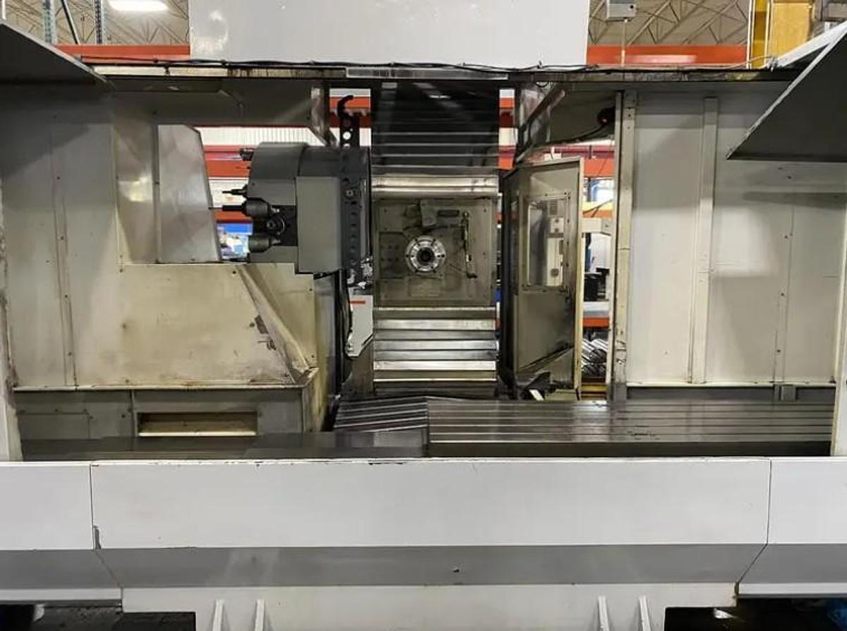 Used 2005 Haas EC-3000 3 Axis Horizontal Machining Center with Coolant Thru Spindle, 30 ATC, Geared Head, 6000 RPM, CAT 50