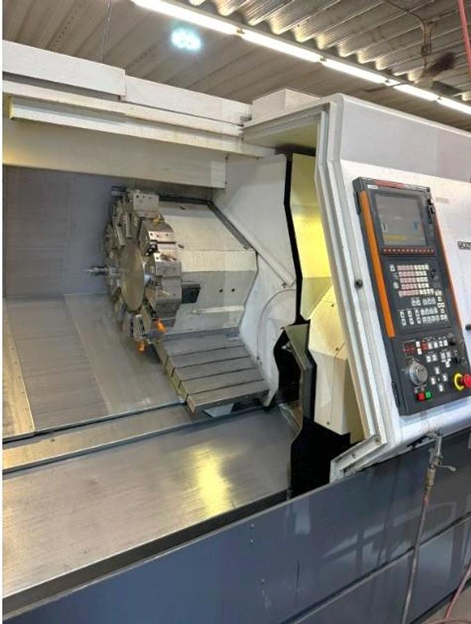 Used 2005 Mazak Nexus QTN 300/650 with Tailstock, Chip Conveyor, Tool Presetter, 10" Hyd. Chuck, 3" Bar Capacity