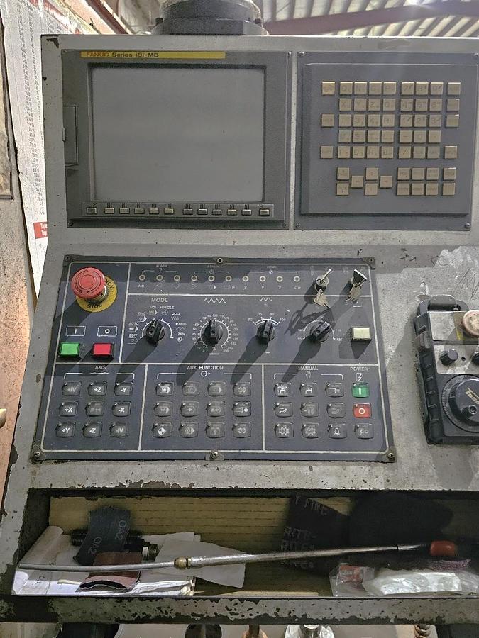 Used 2006 Awea BM-1200 with Chip Conveyor, 24 Station Side Mount ATC, RJH, Boxed Ways, Fanuc Control