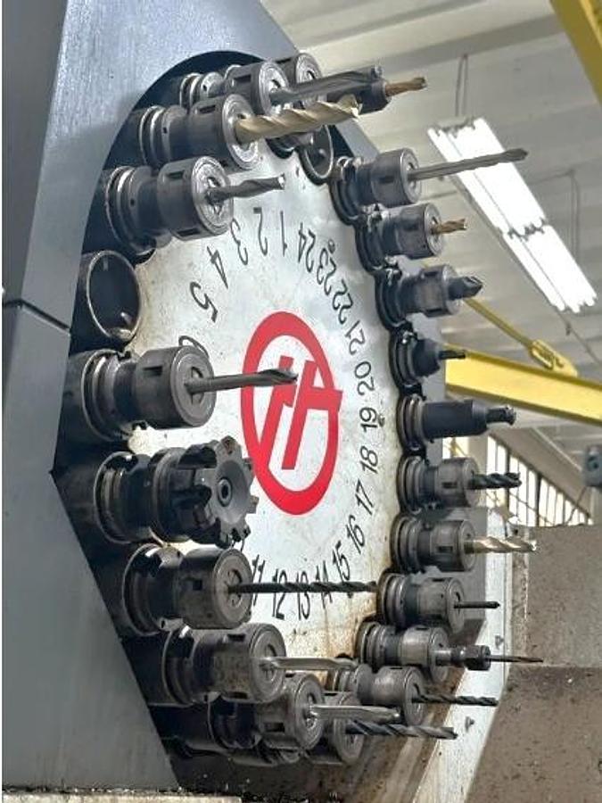 Used 2014 Haas VF8/40 with Haas Probing Package (needs probe repaired), 24 Station Side Mount ATC, 8100 RPM, CAT 40