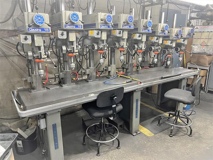 Used 2007 Clausing Clausing 15 (8) Spindle Drill Press