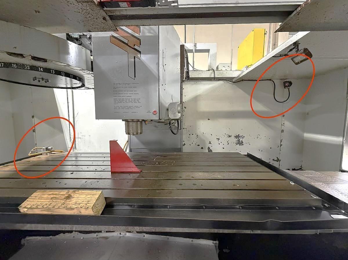 Used 1997 Haas VF-9/40 with Tool Probe, Chip Auger, Programmable Coolant, Remote Jog Handle