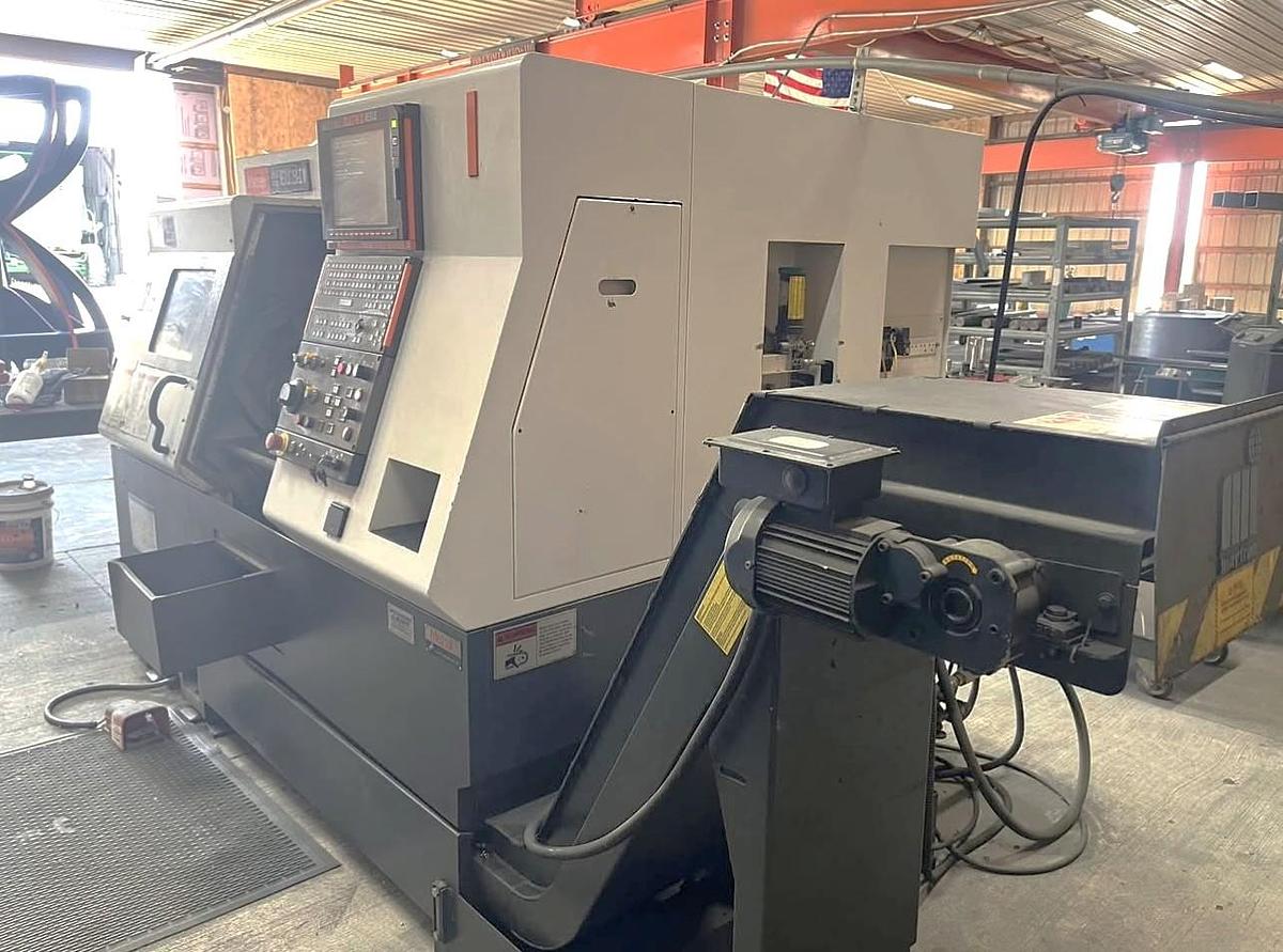 Used 2007 Mazak Nexus QTN 250-II M with Chip Conveyor, Parts Catcher, (3) Live Tool Holders, Tailstock