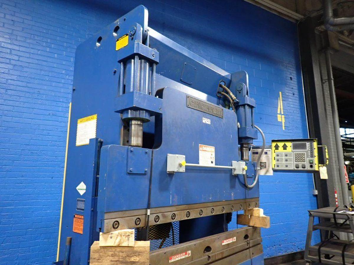 Used Cincinnati Hydraulic Press Brake Model 60CBII, 60 Ton, 4 ft., 8" Stroke