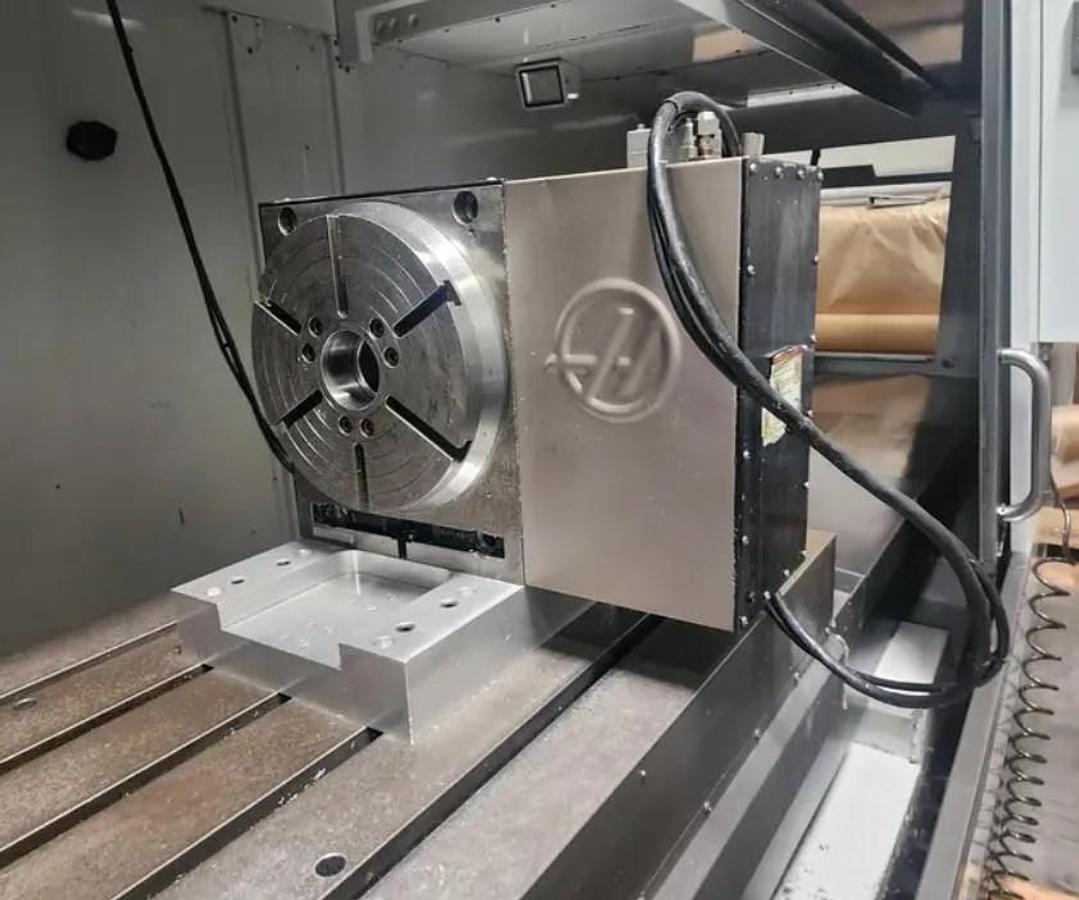 Used 2014 Haas VF-12/40 with Haas HRT-310 4th Axis Rotary Table