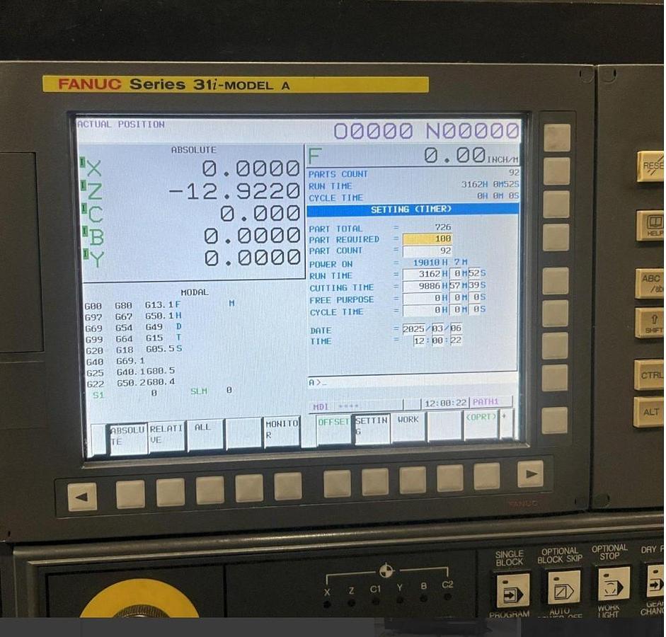 Used 2011 Doosan Puma 2600SY with LNS Spring 12' Barfeed, Live Milling, Subspindle, Y Axis
