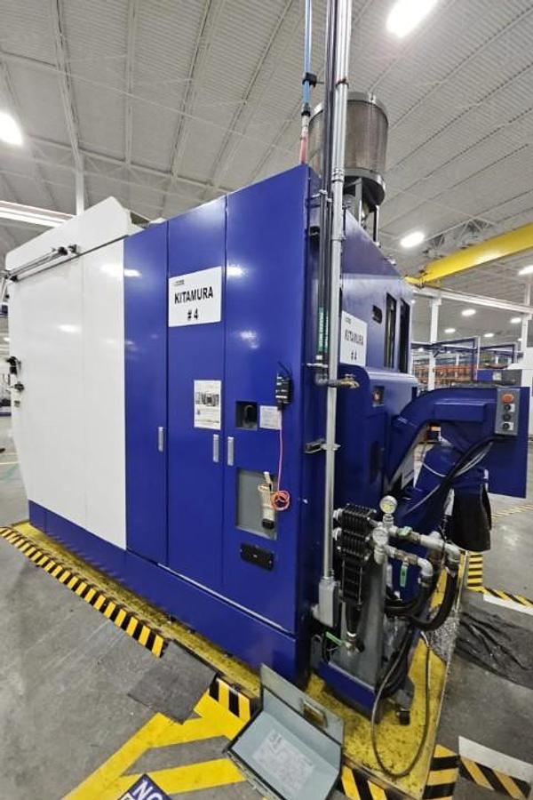 Used 2017 Kitamura MyTrunnion-5 Five Axis Trunnion Style VMC with 20,000 RPM, 50 Station ATC, 24" Diam Chuck, Coolant Thru Spindle, Conveyor