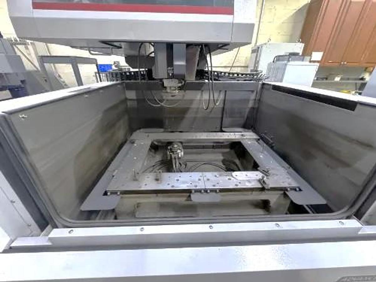 Used 2015 Mitsubishi MV2400S with 4 Axis Simultaneous Cutting, U & V Axis, Auto Threading, Submerged Cutting, Deionized Water System