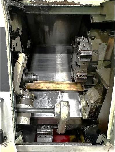 Used 2004 Mazak Nexus QTN 100 with LNS 12' Barfeed, Parts Catcher, Chip Conveyor, Tailstock