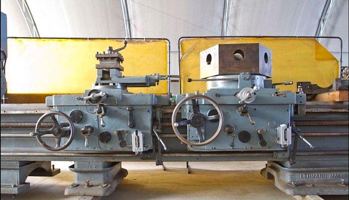 Used 1942 Lehmann Hydratrol 16.5" Big Bore Oil Country Lathe (fully reconditioned)