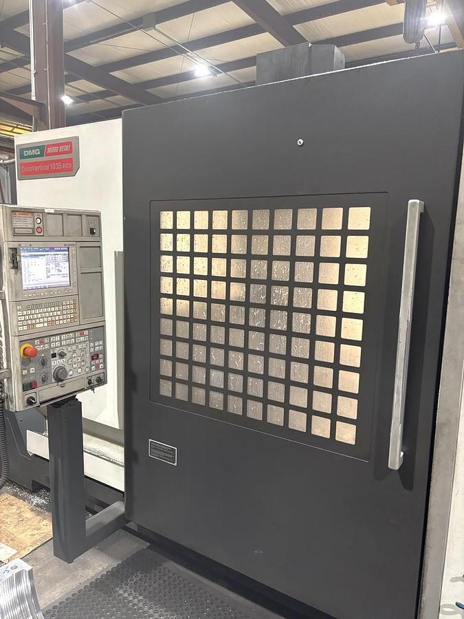 Used 2012 DMG Mori DuraVertical 1035 eco with Coolant Thru Spindle, 4th Axis Ready, 40 Station ATC, 12,000 RPM, CAT 40, Mitsubishi Control