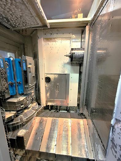 Used 2006 Doosan DHP 4000 w/ 2 Plt Changer, 1 Degree, 60 ATC, Coolant Thru Spindle, 14,000 RPM