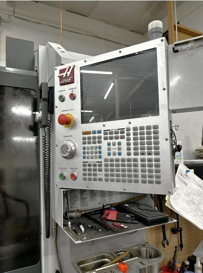 Used 2020 Haas VF-10/50 with Haas HRT310 4th Axis Tbl, Probing, Through Spindle Coolant, 7500 RPM, CAT 50