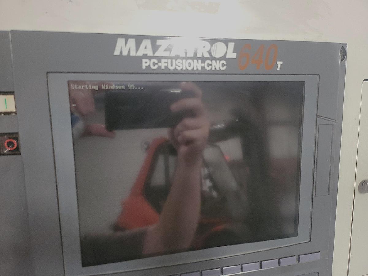 Used 2003 Mazak SQT100MS Mazatrol Fusion 640T w/ Milling/Drilling Cap., Subspindle, Spego Bobcat Barfeed, Parts Catcher