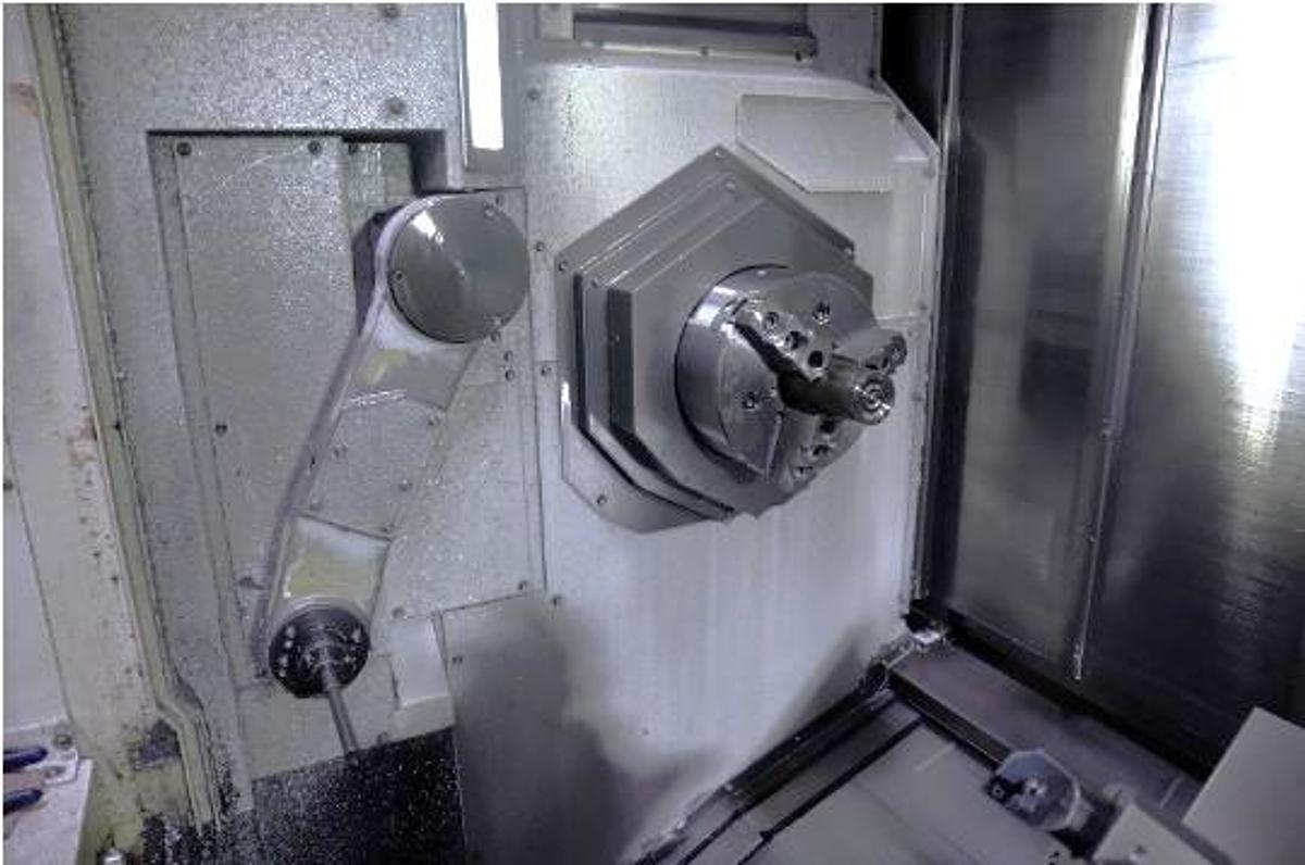 Used 2011 Mazak Integrex i-200ST/1500 with Subspindle, Lower Turret, 36 Station ATC, Mazatrol Matrix 2 Control