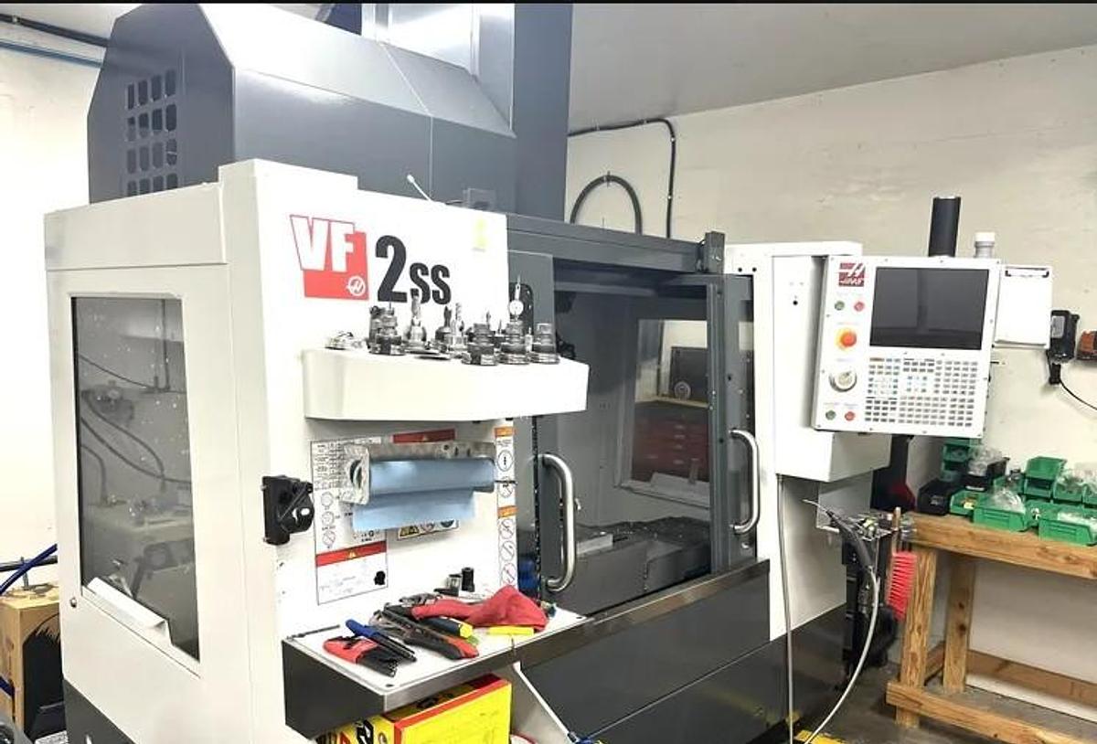 Used 2021 Haas VF2SS with Coolant Thru Spindle, Haas Probing Package, 30 Station ATC, HSM, 12,000 RPM