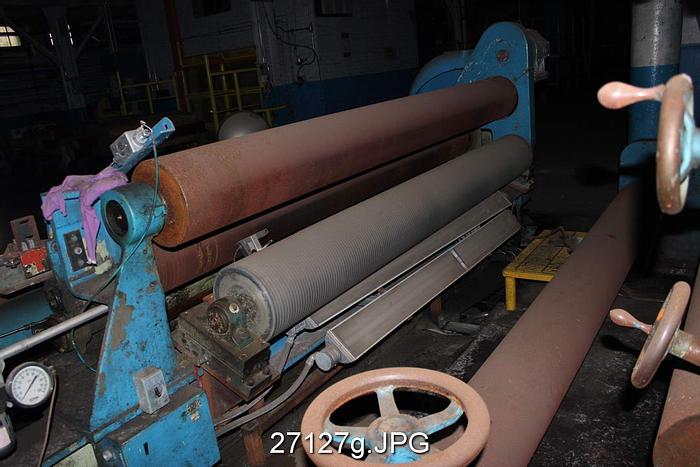 Used Langston 304 SPEEDMASTER Converting Winder, 24 X 92" Face Drums, 4500 Fpm, 60" Max Rewind, Shaftless Floor Pick Up Unwind, 7" Minimum Slit Width. #27127