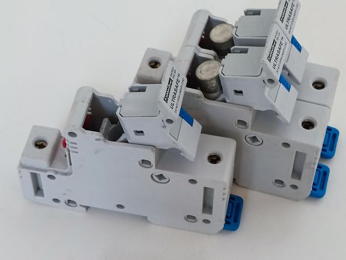 3 Stück Sicherungshalter + 50A Sicherung, US141M, Ferraz Shawmut neuwertig